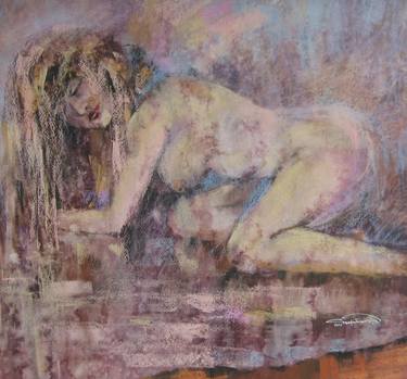 Print of Impressionism Erotic Paintings by Serhii Shcherbakov