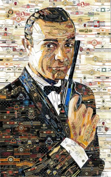 James Bond cigar art band collage thumb
