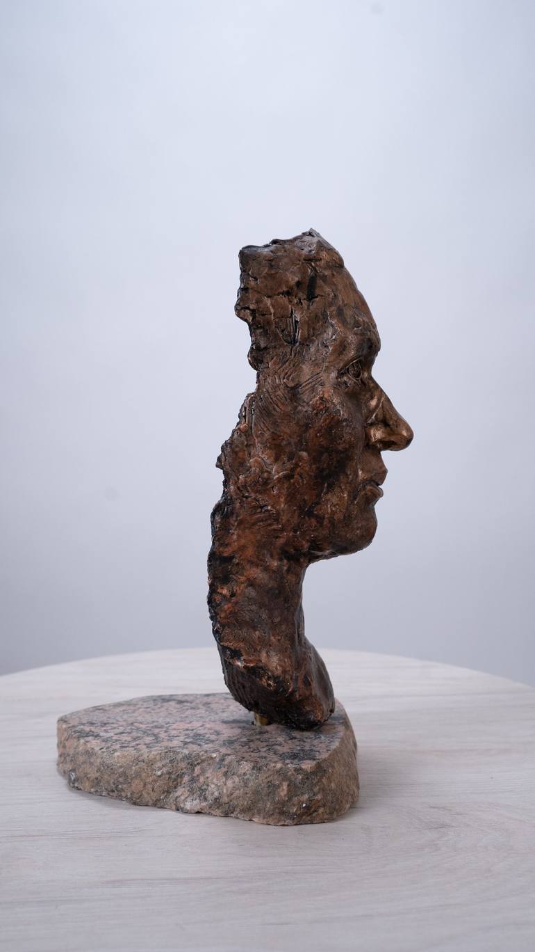 Original Portrait Sculpture by Greta Gliaudyte