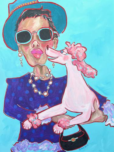 Original Pop Art Popular culture Paintings by Bobbie Rich