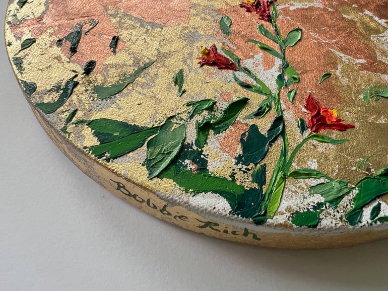 Original Art Deco Botanic Mixed Media by Bobbie Rich