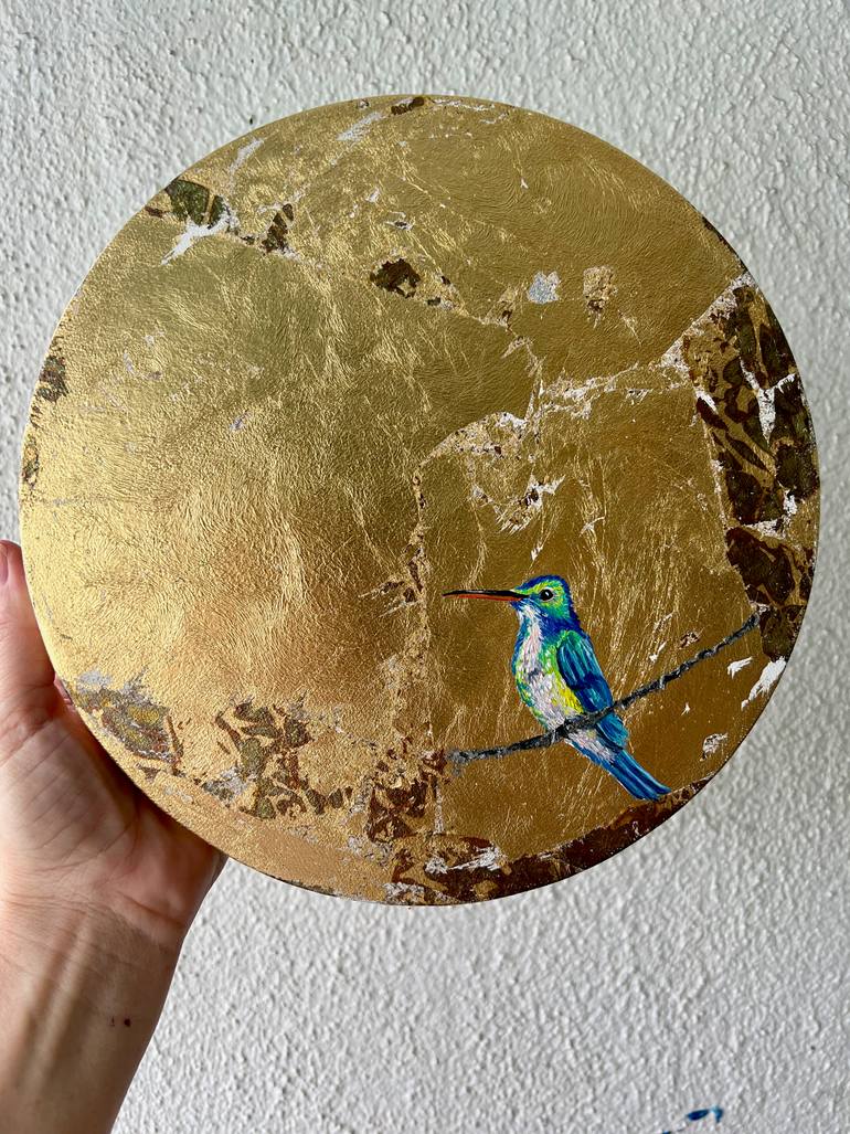 Original Art Deco Animal Painting by Bobbie Rich