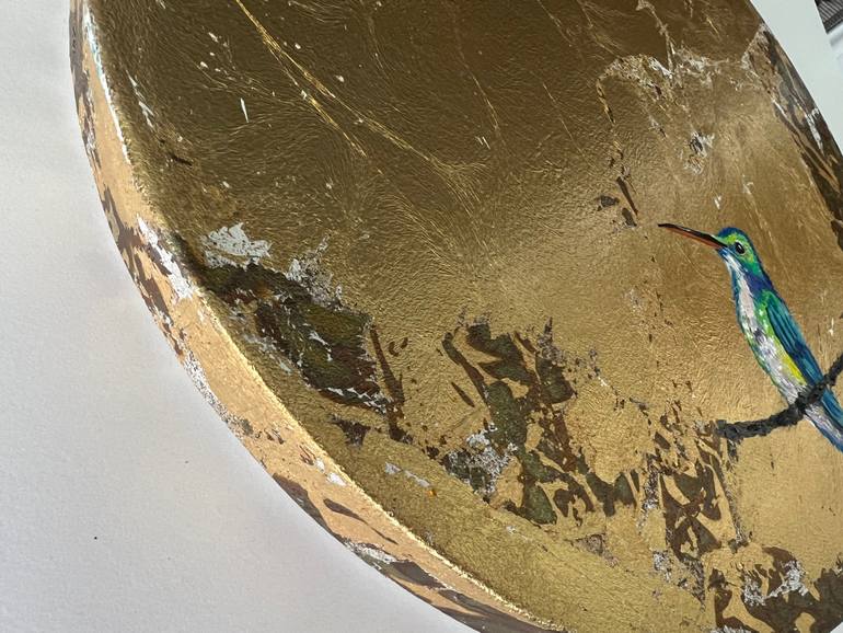 Original Art Deco Animal Painting by Bobbie Rich