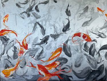 Original Impressionism Fish Paintings by Bobbie Rich