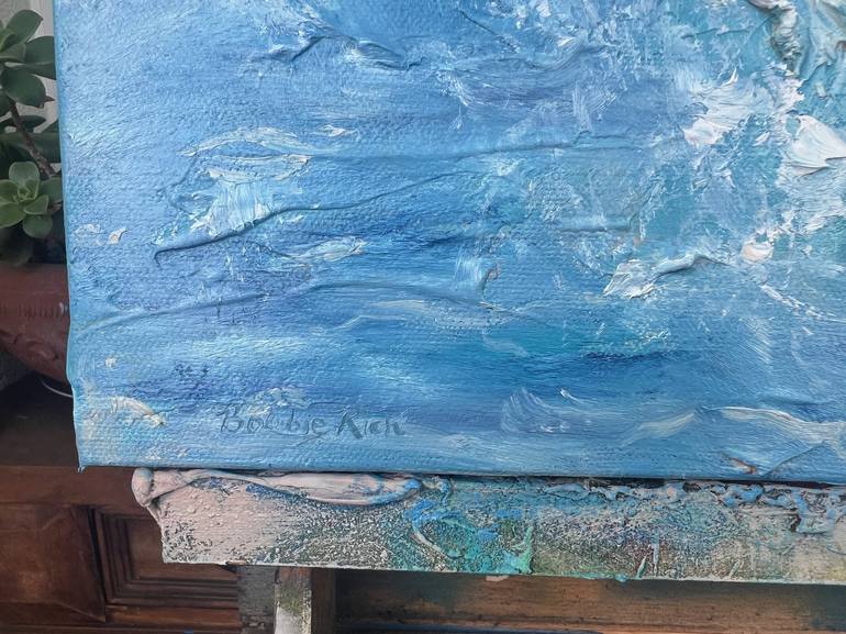 Original Impressionism Seascape Painting by Bobbie Rich