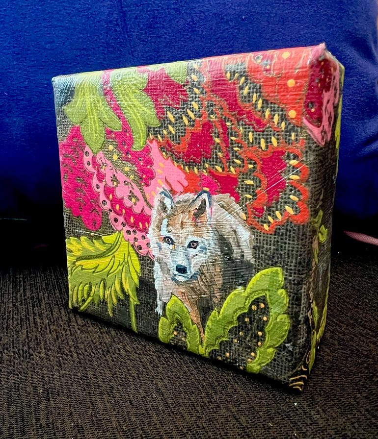 Original Realism Animal Mixed Media by Bobbie Rich