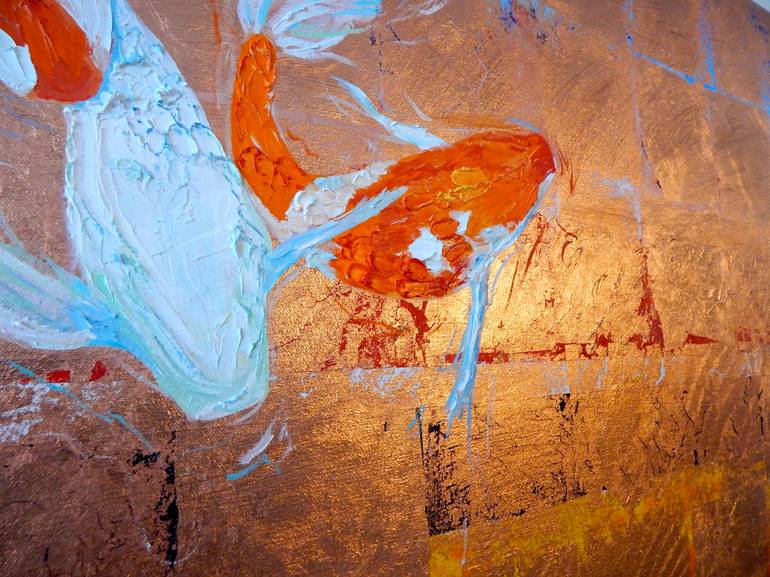 Original Abstract Animal Painting by Bobbie Rich