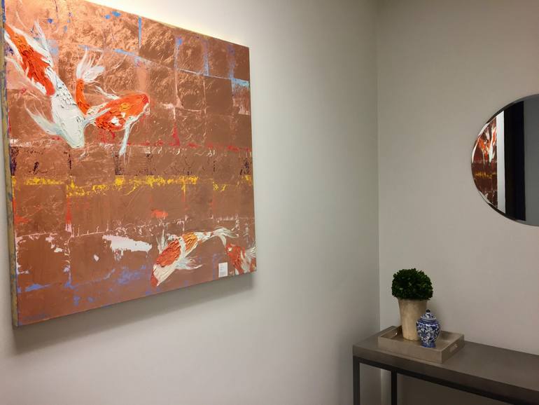 Original Abstract Animal Painting by Bobbie Rich