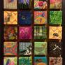 Start Your Own Mini Art Zoo!
These petite oil paintings are on fabric or paper wrapped around a 4x4 inch canvas that is 1.5 inches deep. Each is a one-of-a-kind tiny treasure that can be hung or stand on its own.  Animals are inspired by my own travel photography.  This kudu stared at me from a field in Botswana, Africa.