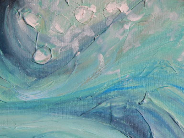 Original Abstract Seascape Painting by Bobbie Rich