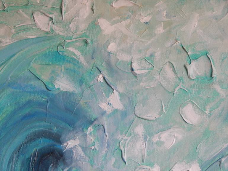 Original Abstract Seascape Painting by Bobbie Rich