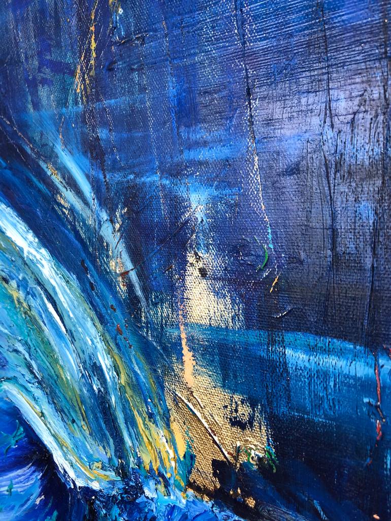 Original Abstract Expressionism Animal Painting by Bobbie Rich
