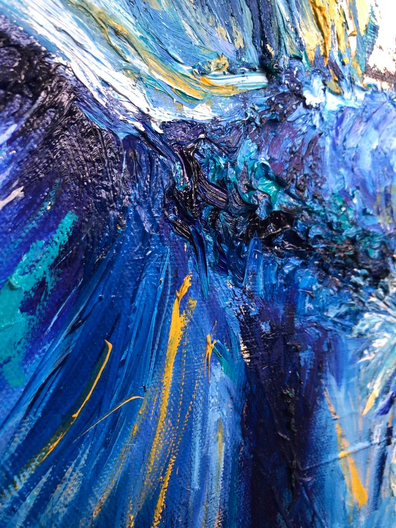 Original Abstract Expressionism Animal Painting by Bobbie Rich