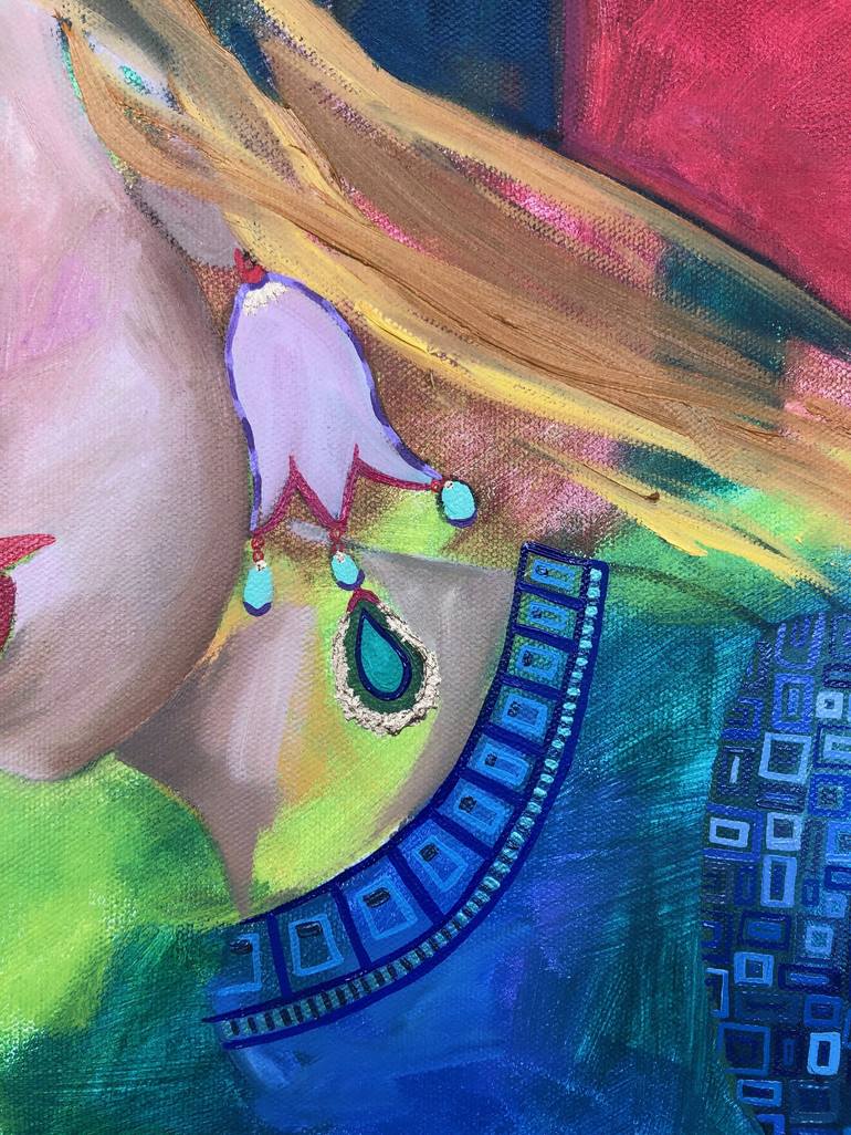 Original Figurative Women Painting by Bobbie Rich