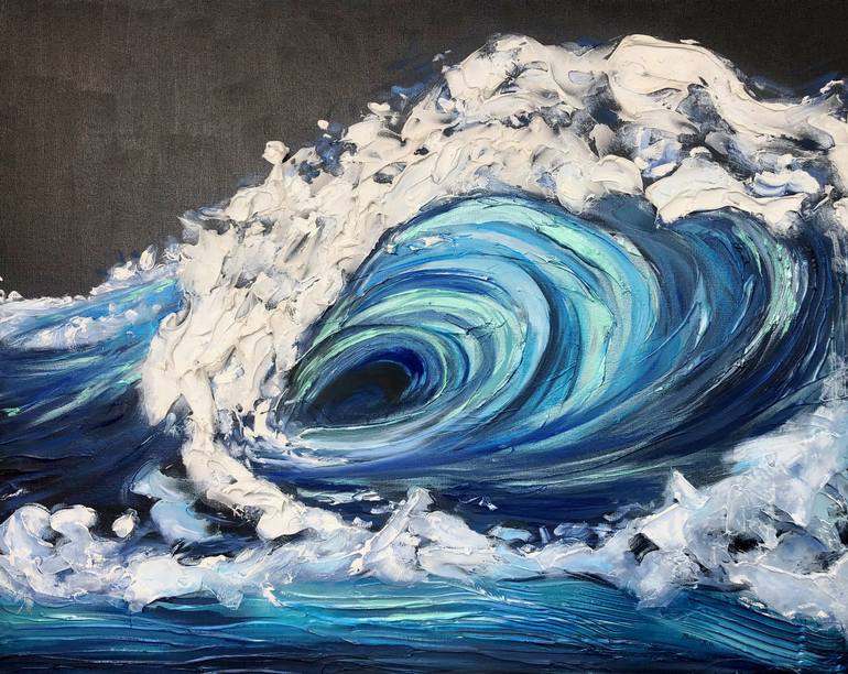 Original Documentary Seascape Painting by Bobbie Rich