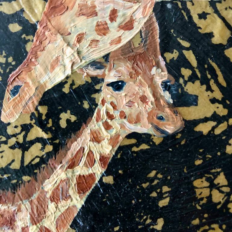 Original Documentary Animal Painting by Bobbie Rich