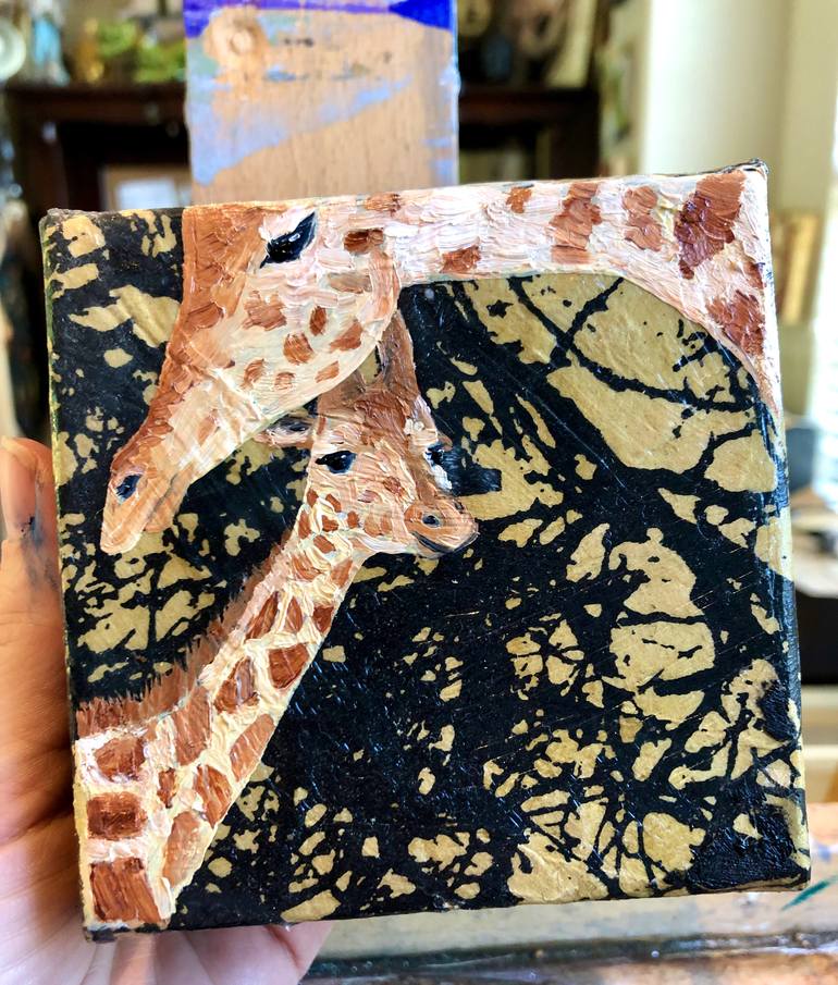 Original Documentary Animal Painting by Bobbie Rich