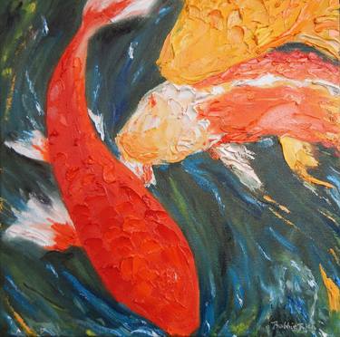 Print of Realism Fish Paintings by Bobbie Rich