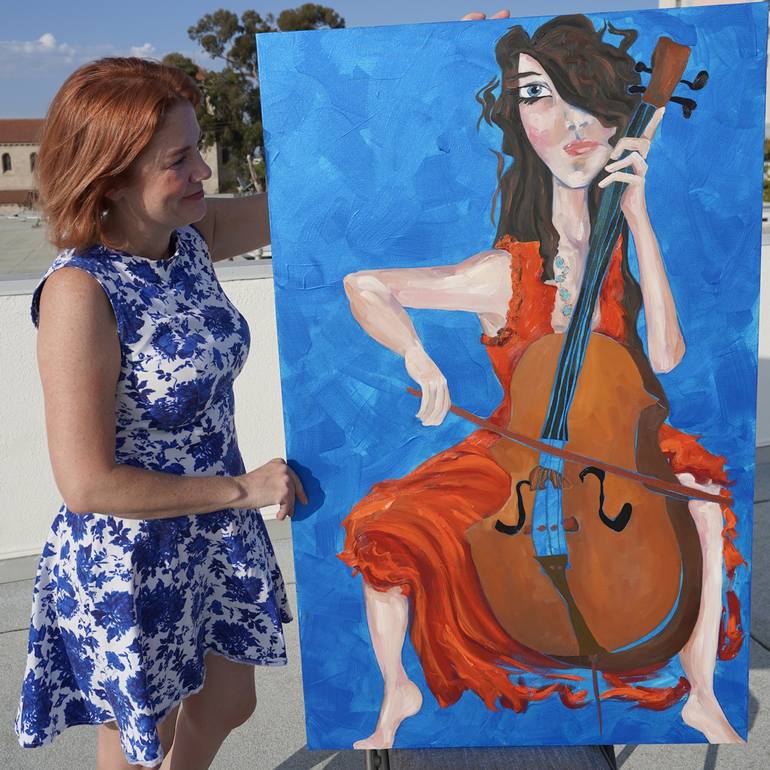 Original Music Painting by Bobbie Rich