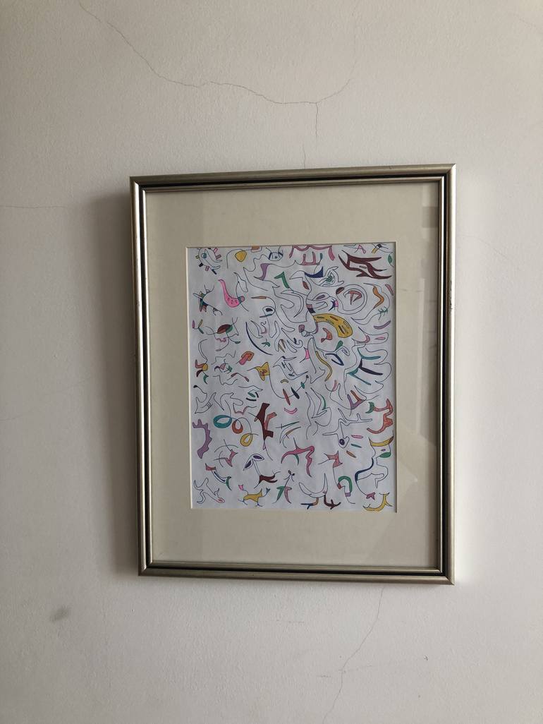 Original Abstract Drawing by Lilit Vahradyan