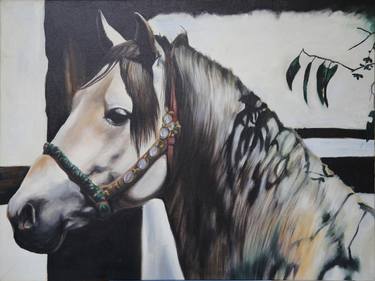 Print of Horse Paintings by Benben Cai