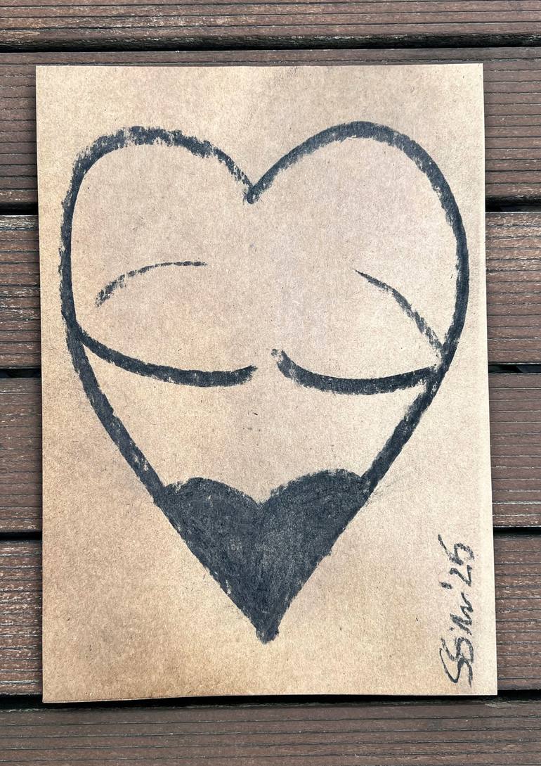 Original Abstract Expressionism Abstract Drawing by Simona Stoicescu