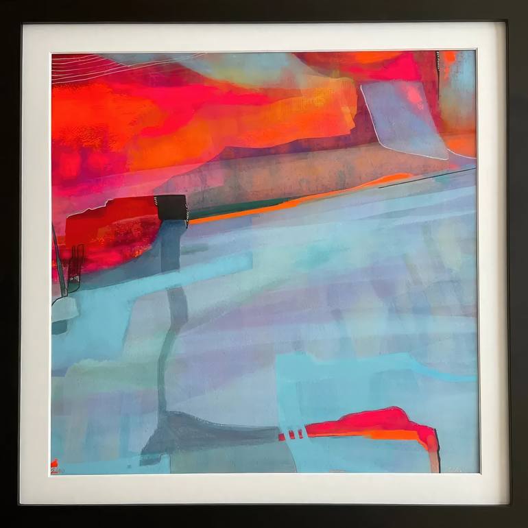 Original Abstract Landscape Digital by Marta Nowicka