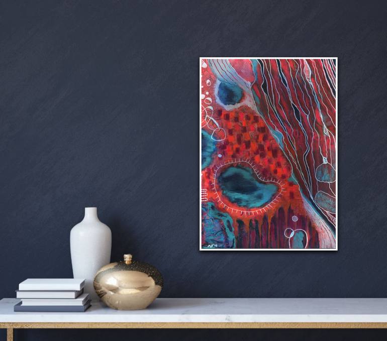 Original Abstract Painting by Marta Nowicka