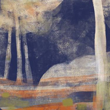 Print of Abstract Landscape Digital by Marta Nowicka