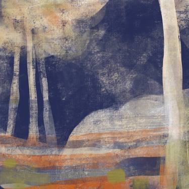 Print of Landscape Digital by Marta Nowicka