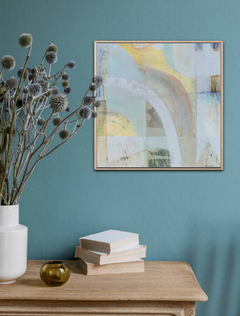 Original Abstract Expressionism Abstract Painting by Marta Nowicka