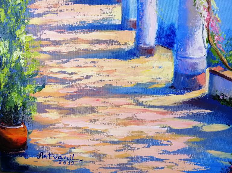 Original Impressionism Landscape Painting by Olha Yefimova