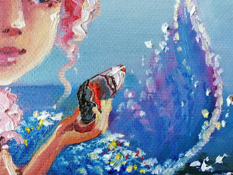 Original Folk Fantasy Painting by Olha Yefimova