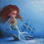 Ocean Treasure - Fantasy mermaid girl Beautiful original