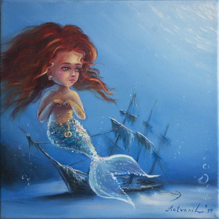 Mermaid Waters - The Art Inspires - Digital Art, Fantasy