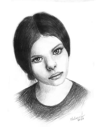 Print of People Drawings by Olha Yefimova