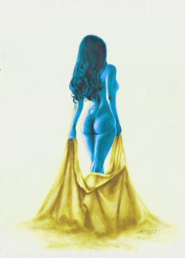 Original Conceptual Erotic Painting by Olha Yefimova