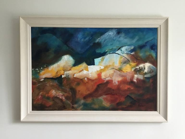 Original Expressionism Landscape Painting by Tanya Paulo