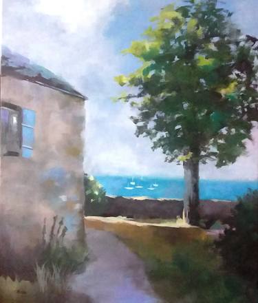 Original Seascape Painting by BARBARA DELAPLACE