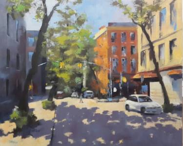 Original Impressionism Cities Paintings by BARBARA DELAPLACE