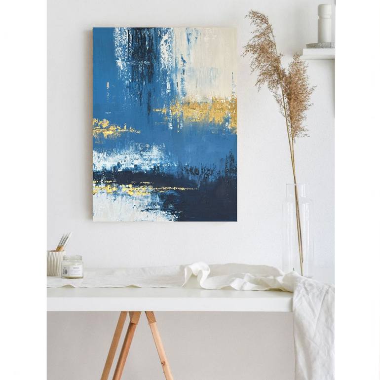 Original Minimalism Abstract Painting by Evelina Aspromonte