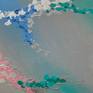 Diptico de Hojas coloridas para alegrar la cuarentena, colores pasteles y plateado a la hoja