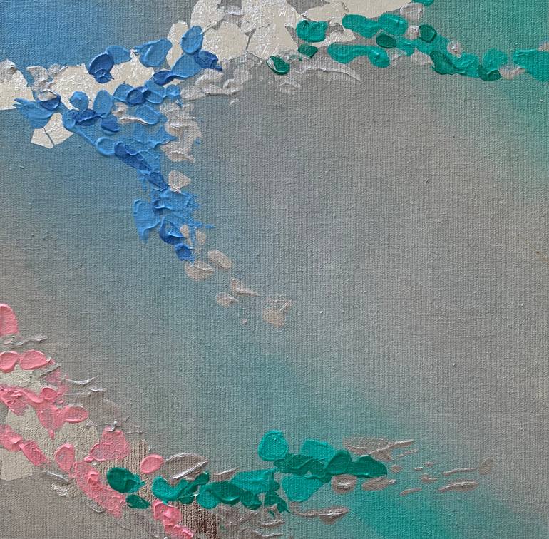 Original Abstract Expressionism Abstract Painting by Evelina Aspromonte