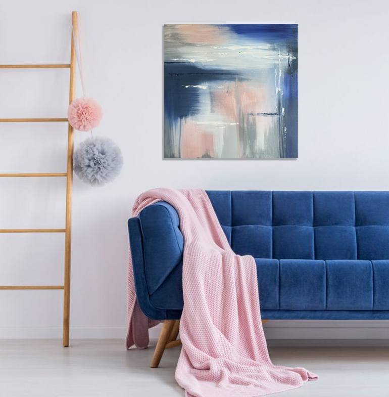 Original Abstract Expressionism Abstract Painting by Evelina Aspromonte
