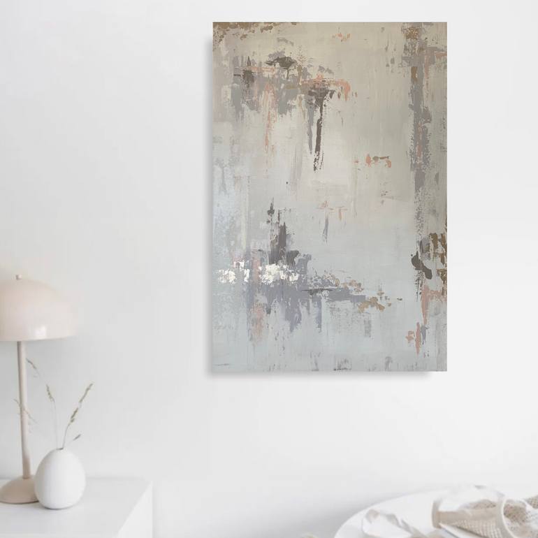 Original Abstract Expressionism Abstract Painting by Evelina Aspromonte