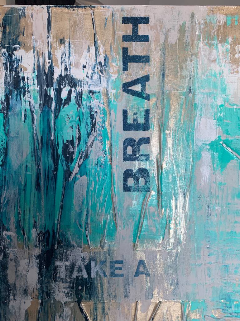 Original Abstract Expressionism Abstract Painting by Evelina Aspromonte