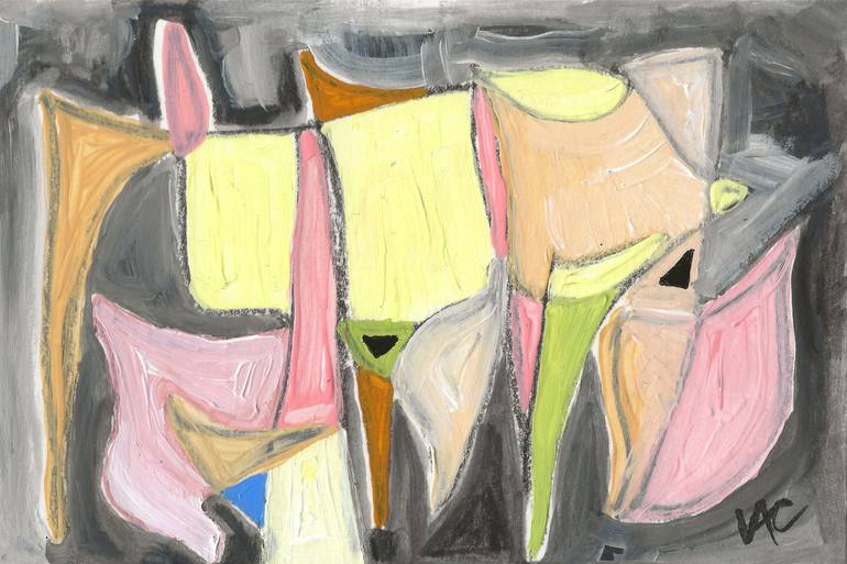 ups and downs Painting by Laura Chapman | Saatchi Art