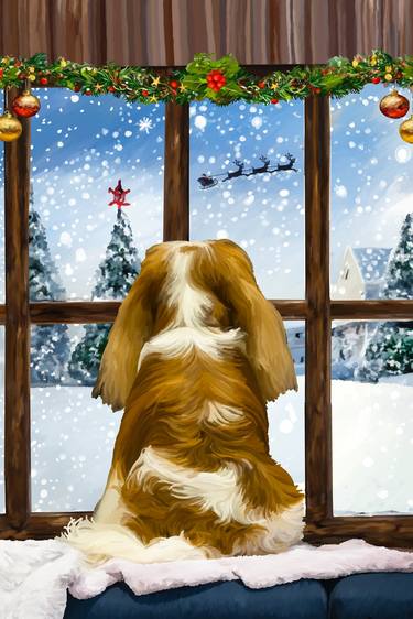 Original Digital Art Dogs Digital by Vincent Zuniaga