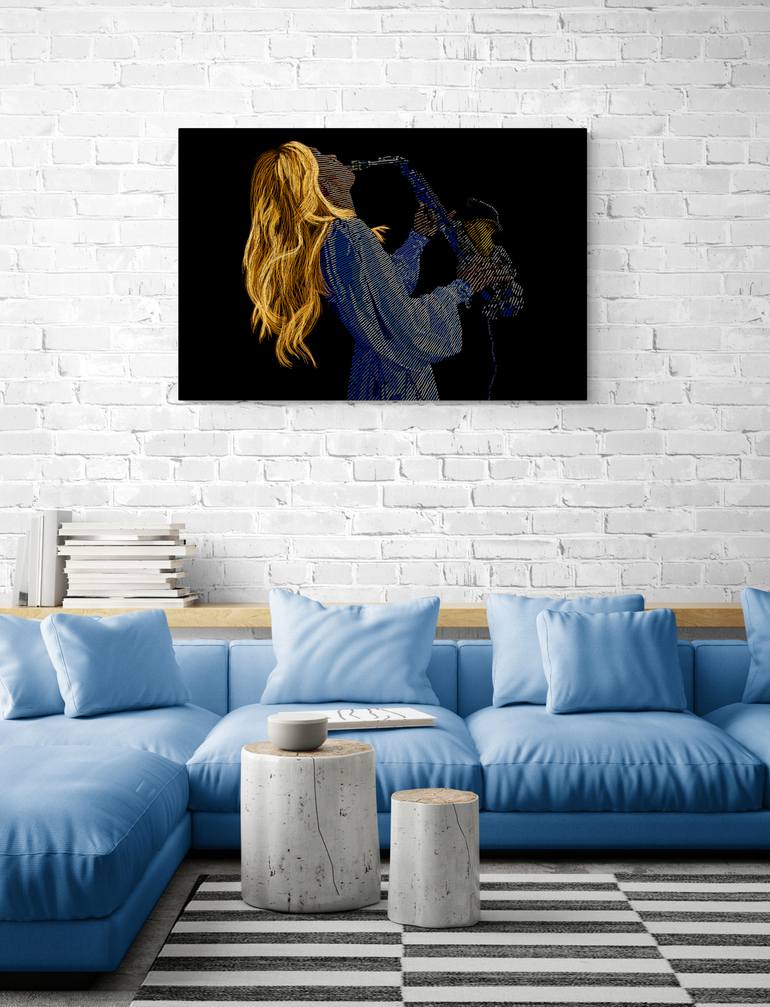Original Figurative Women Digital by Vincent Zuniaga