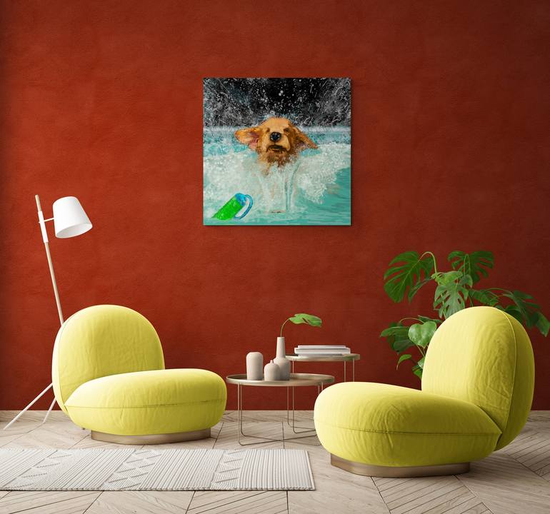 Original Fine Art Dogs Digital by Vincent Zuniaga